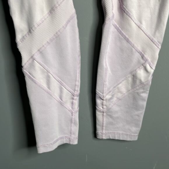 Aerie Light Purple Mid Rise Ankle Length Leggings Size Small - Picture 3 of 8